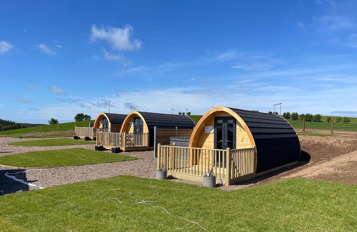 The Sheep Shacks, The Suffolk Pod with hot tub