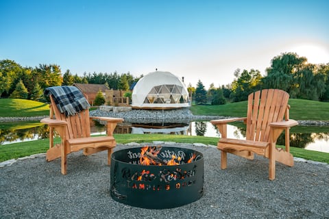 Luxury Romantic Glamping Dome near Niagara Falls