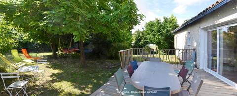 Vacation home with shaded garden. Rated 3*