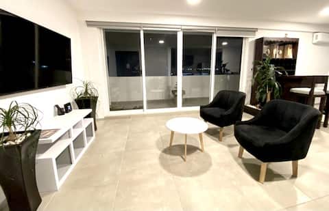 Top performing Airbnb: Modern and Bright Apartment in Milenio| Balcony + Parking in Milenio 3