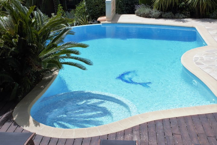 Magnifique Villa 8 Pers Avec Piscine Et Vue Mer - Cannes
