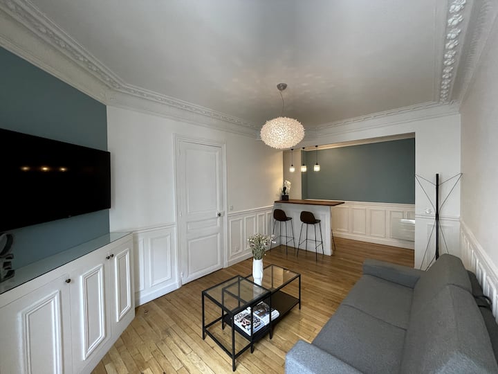 Appartement Entier Calme, 7min Tour Eiffel, 5 Pers - Paris