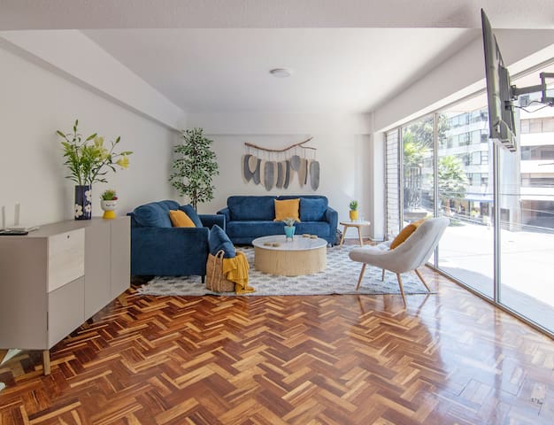 ¡Blue Moon! Beautiful cozy apt in heart of Polanco