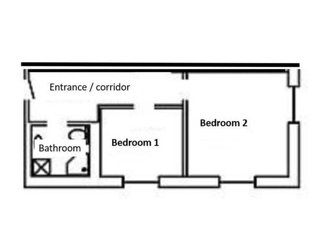 _2 bedrooms w mini kitchen by Oslo Central Station gallery image 4