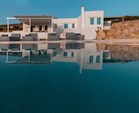 Ventu Paros Villa with Private Pool | Sleeps 9