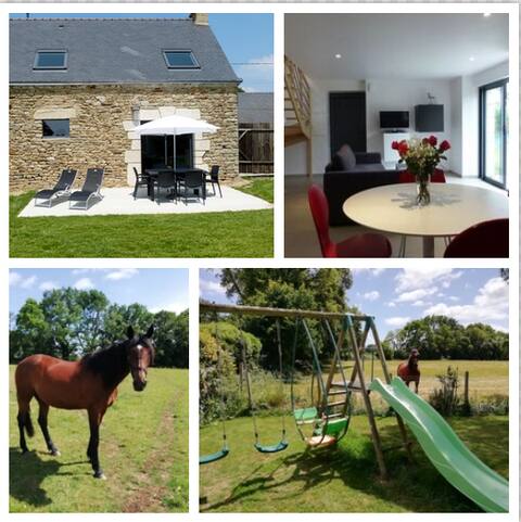 Typical house close to Vannes in a quiet area