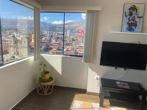 Top Airbnb: Apartment - 2 bedrooms facing Plaza Constitución in Junín