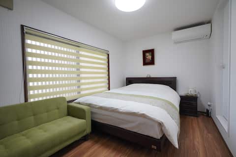 100 years old, Kyoto Machiya, Uji Tea Inn Room 201, Western-style room for 2 people, private toilet,