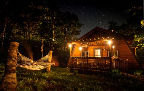 The Sasquatch Hideaway Gorgeous A-Frame Tiny Home