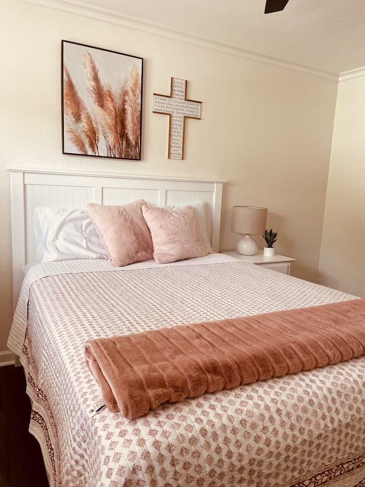 Bedroom number 3 with queen bed.