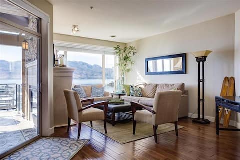 Popular Airbnb listing: West Kelowna Waterfront Luxury 3 Bedroom Condo in Central Okanagan