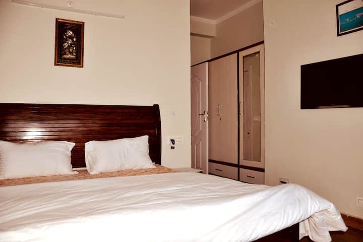 Bedroom 2 with a 40" TV