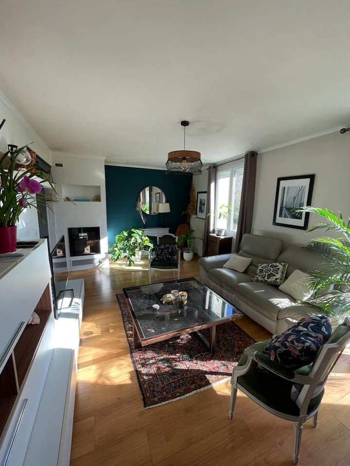 Grande Maison De Charme Avec Jardin, 16km De Paris - Versailles