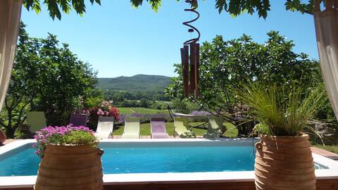 Beautiful Villa Côté Sud Ardèche, with swimming pool