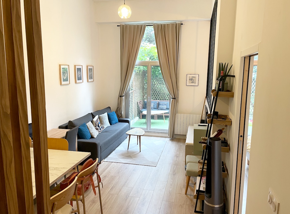 Airbnb performant: Terrace/Garden Apartment à Clamart