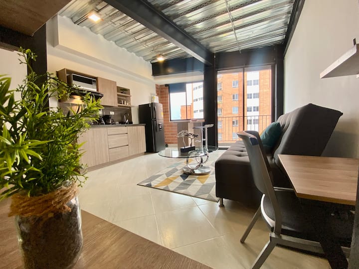Studio Apt In Laureles With Incredible View - コロンビー メデジン