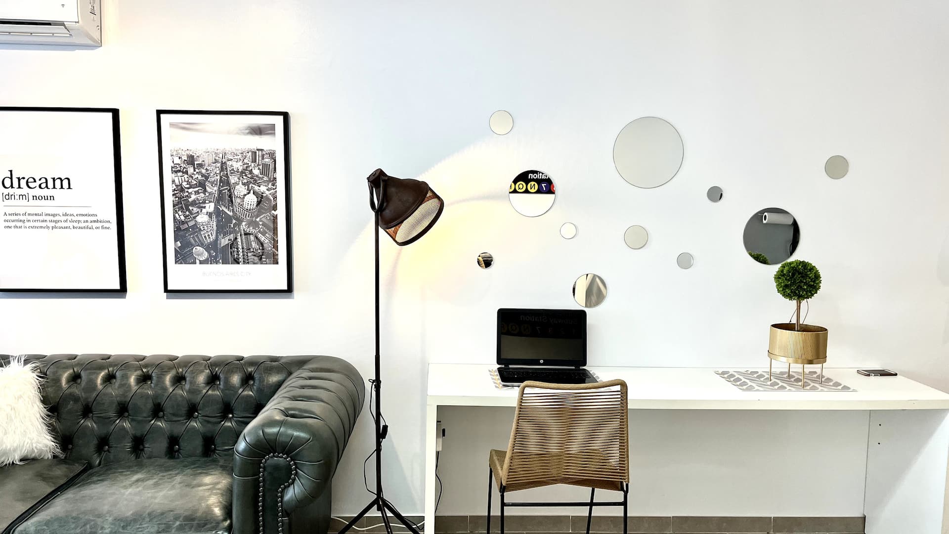 Apartamento studio decorado em San Nicolás