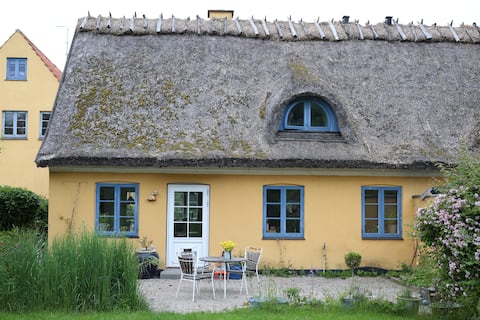 Thached roof house near Louisiana Museum