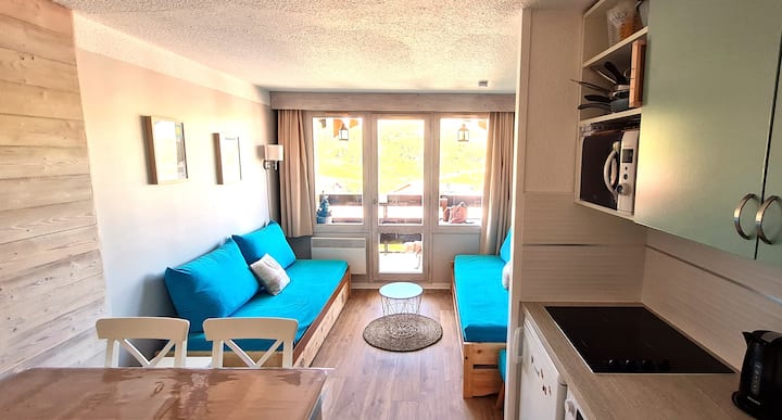Bel Appartement Rénové 
Skis Aux Pieds
Expo Sud - La Plagne