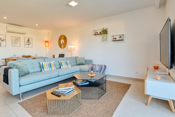Vue Mer + Spa • Duplex Standing • Plage à Pied - Sanary-sur-Mer