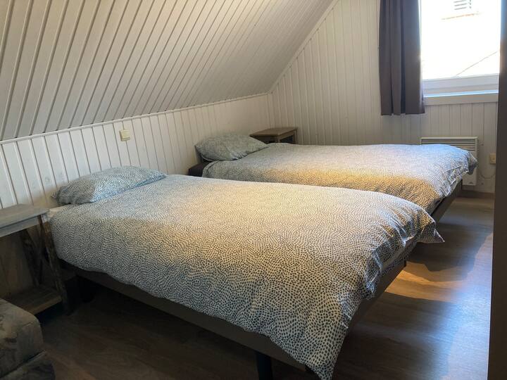 Slaapkamer 3, 2 eenpersoonsbedden