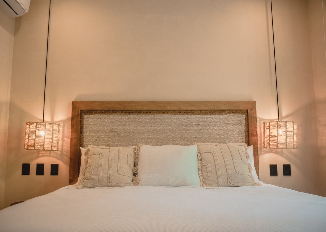 漂亮的卧室，设计精美 