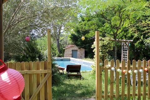 The 'Puits Saint-André', property with pool