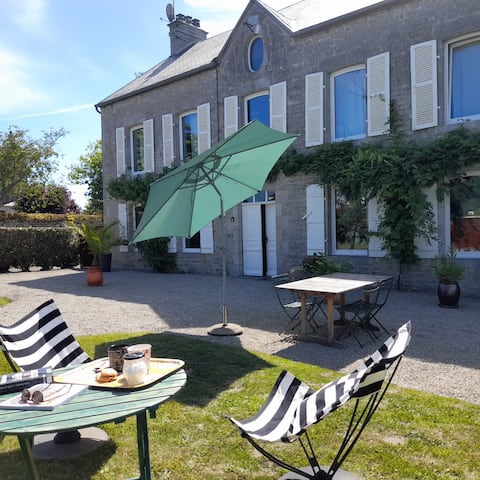 Normandy house by the sea
