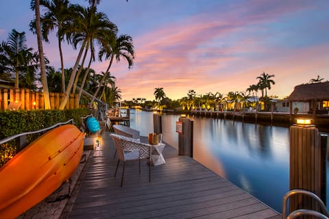 Paradise Lux Watrfrnt Villa Htd Pool /Boat - Jtski