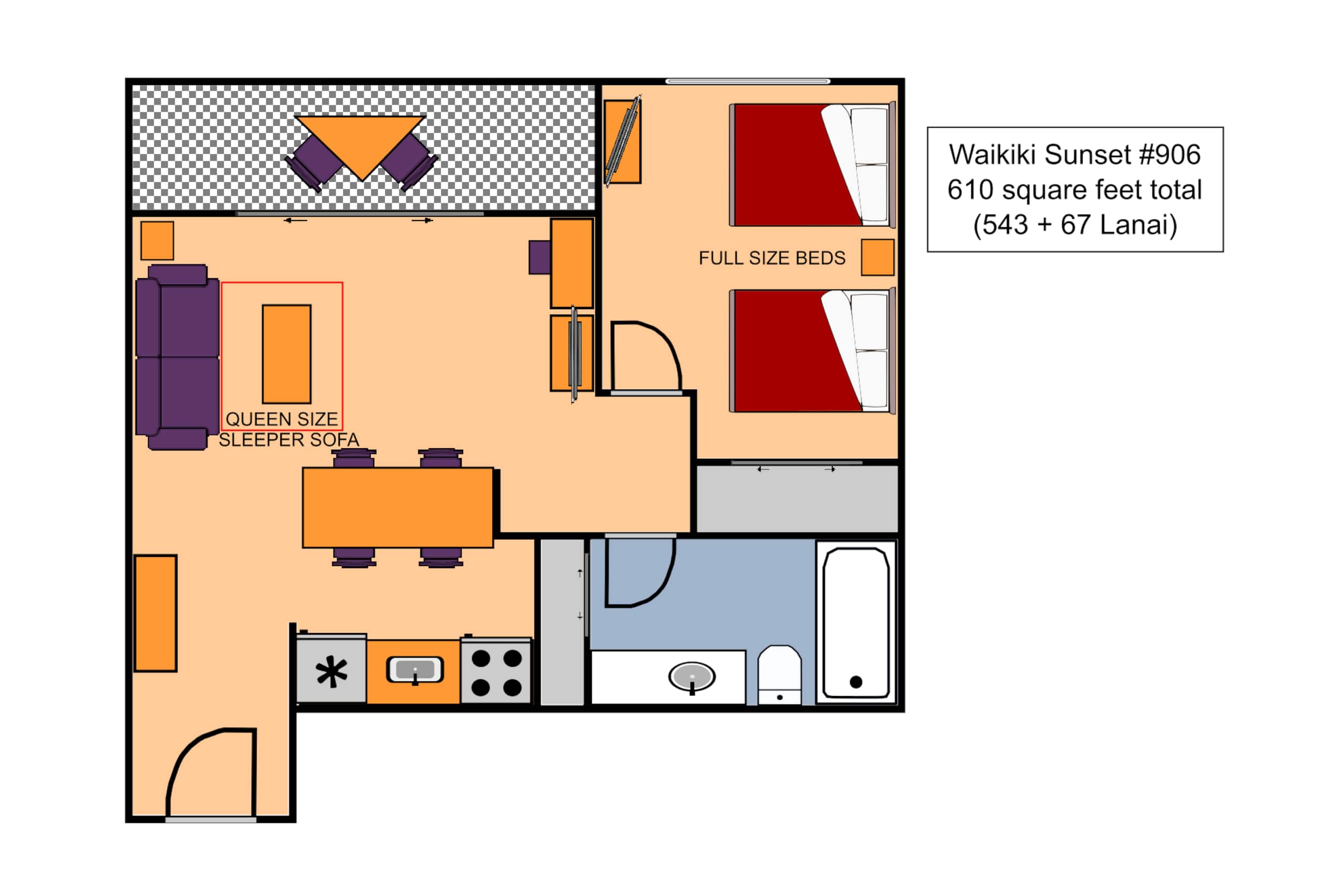 Condo in Honolulu · ★4.84 · 1 bedroom · 3 beds · 1 bath - Image 15