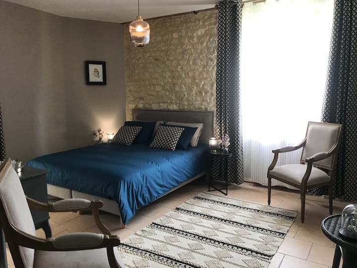 חדר השינה הכחול של הטווס