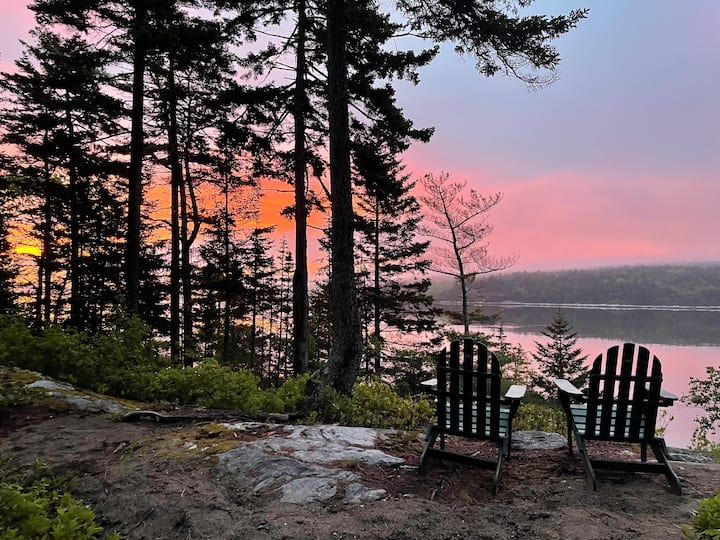 Private Oceanfront Home 🔆2 min to Popham ✔️Hot Tub