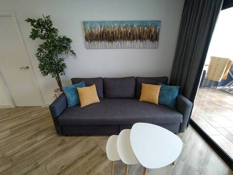 Popular Airbnb listing: Ocean & Pool Views Sunflower Apt, Puerto Santiago in Guía De Isora