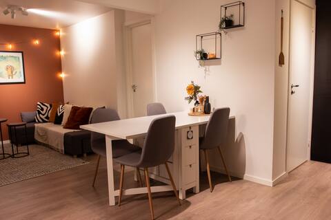 Cozy holiday apartment with large outdoor area.