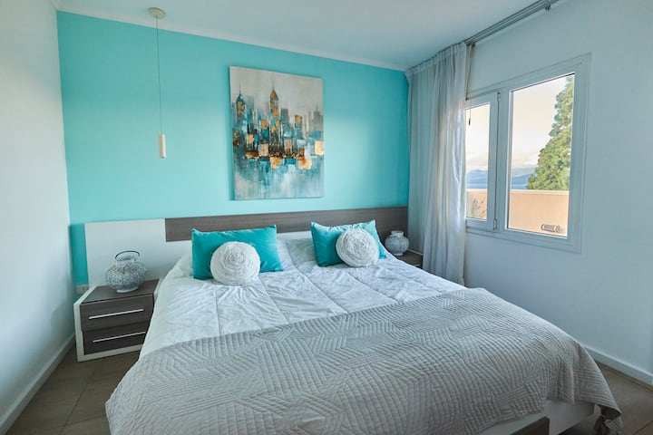 Doppelzimmer mit Seeblick.