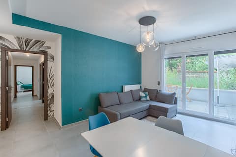 Cozy Green Garden - 6/8 couchages