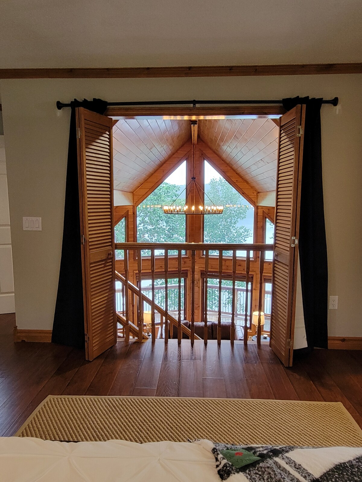 View from master bedroom