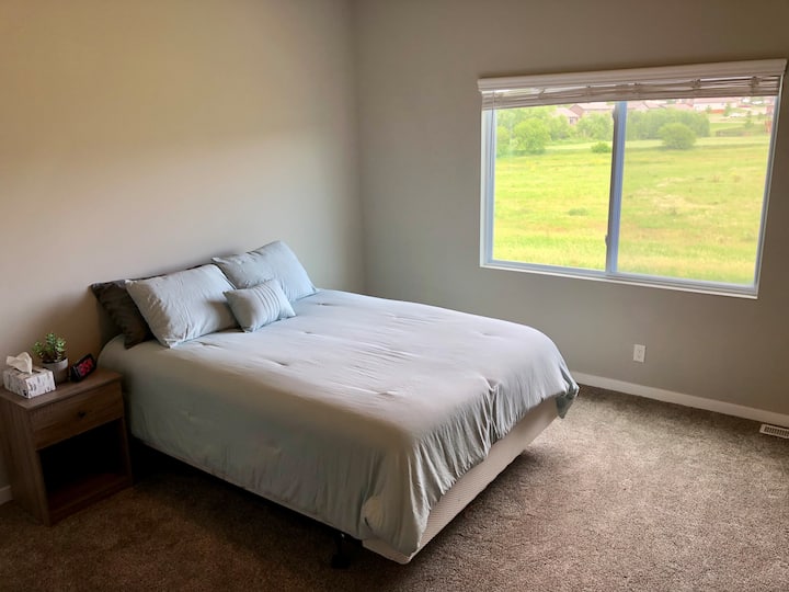 Მთავარი საძინებელი (საწოლი Queen, Sealy-ს სახელის ბრენდი)