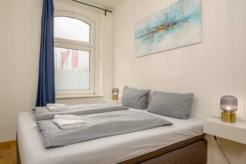 Erfolgreiche Airbnb-Immobilie: Arbio I Retro Apart near Leipzig Hauptbahnhof in Zentrum Ost