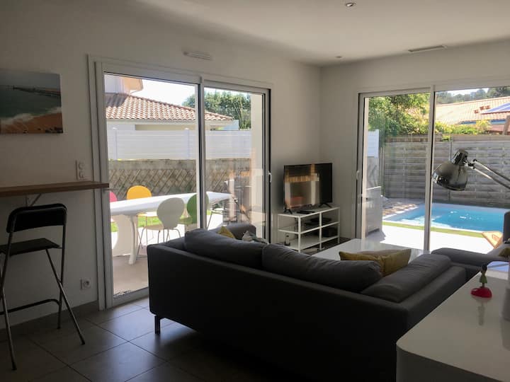 Saubion Maison 9 Pers Piscine - Seignosse