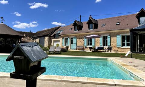 Villa - countryside with pool -Circuit 24h du Mans