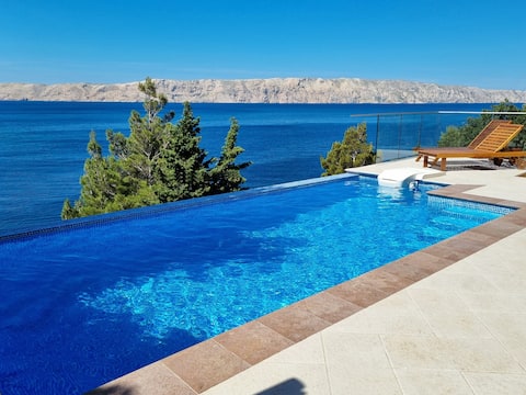 Villa Relax with beautiful seaview and 2 pools