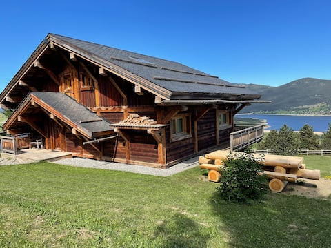 Chalet Marthe, slopes 300 m, 10 min from the center, 5* lake view