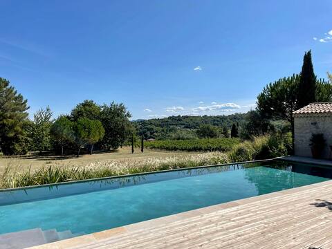 Provence Occitane, Ancient Mas with large pool