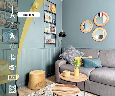 Townhouse - 15 min from Paris - Vintage & Music