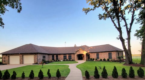 Luxe Farmhouse Nestled on 10 Acre Ranch
