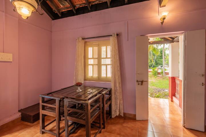 Our thoughtfully arranged dining space blends style with functionality, featuring ample seating and a welcoming ambiance: ideal for both casual meals and special gatherings.