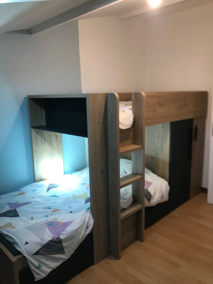1 spavaća soba s 1 krevetom na kat