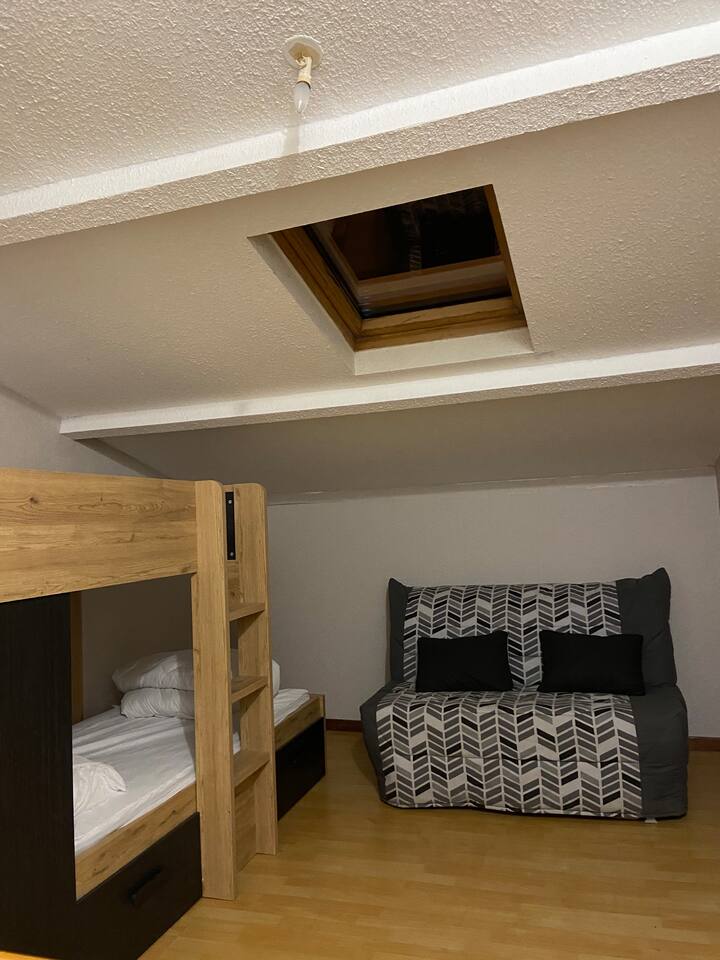 Mezzanine s 1 krevetom na kat i 1BZ