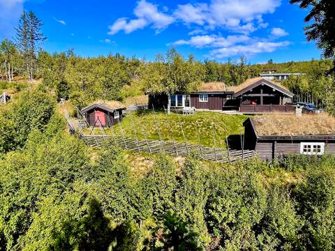 Vaset cabin with fantastic view of Skogshorn and Grønsennknippa